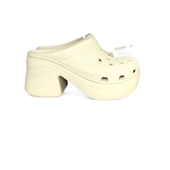 CROCS Shoes - Crocs Platform Siren Clog Bone Beige Women’s 11 Heel New
